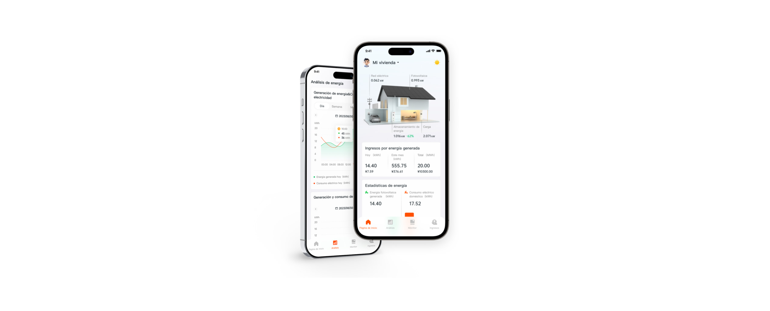 App de gestión de energía doméstica