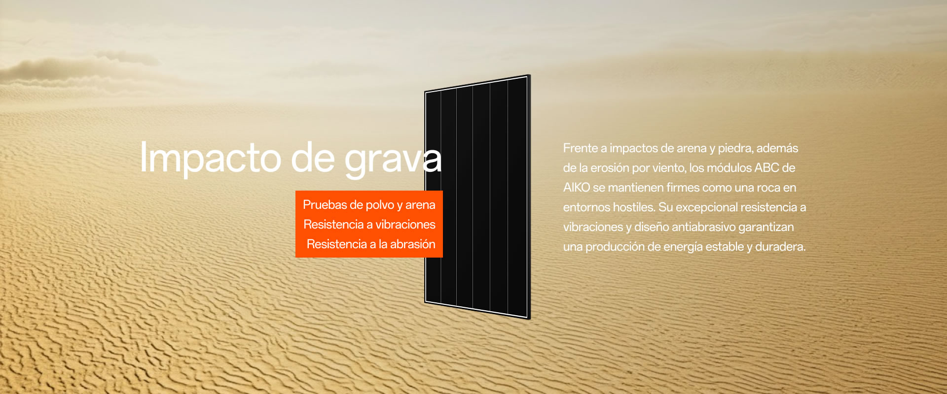 Impacto de grava